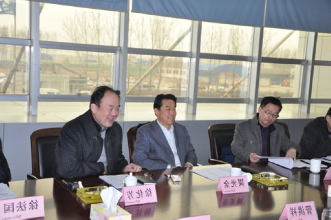 济宁市安监局局长周光全率安全督导组到花园煤矿进行督导检查