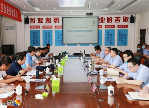 陕西省煤矿安全监察局到朱家峁煤矿开展“一通三防”专项监察