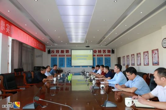 西安地勘院王战社一行到朱家峁煤矿考察调研