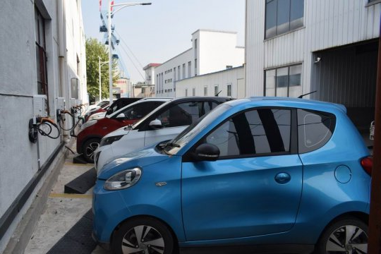 运河煤矿新能源汽车充电桩投用广受欢迎