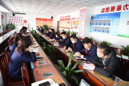 金桥煤矿：“两堂一舍”工作座谈会  共话“家的温度”