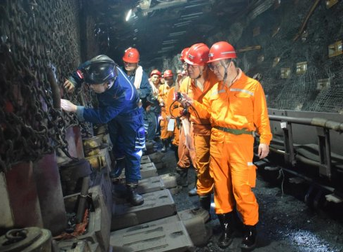 马金平到运河煤矿督导检查工作