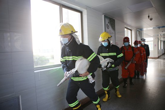 阳城煤电开展消防安全应急演练