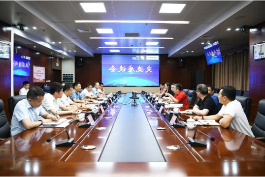 中集安瑞科公司客人到访济宁能源洽谈业务合作