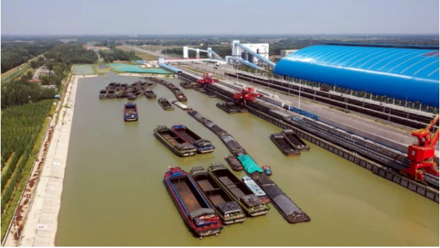 梁山港物流园区营收率先跻身“百亿级”