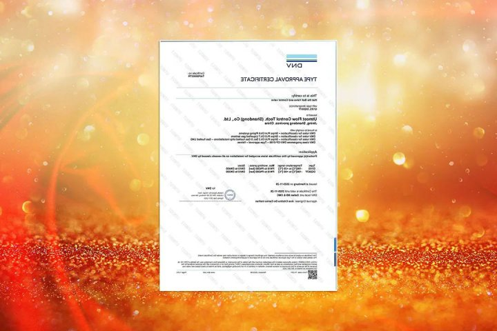 艾坦姆产品成功通过挪威船级社（DNV）型式认证