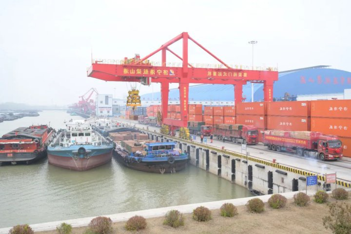 新节点！梁山港木材业务正式启动